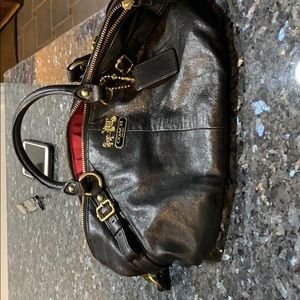 Coach leather bag
